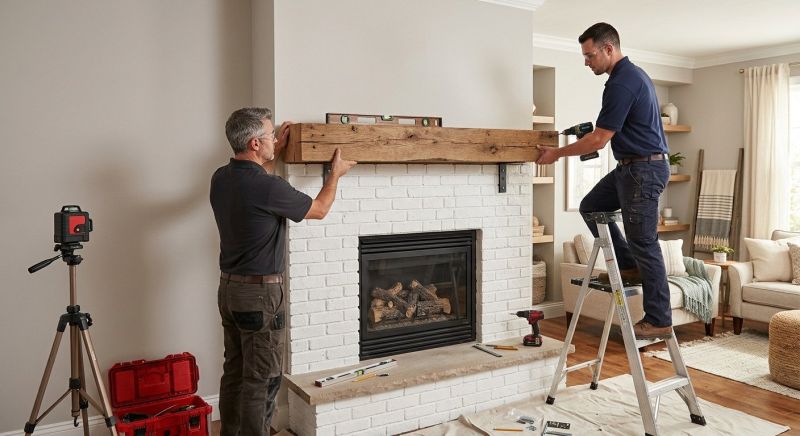Fireplace Mantel Replacement in Wilmington, NC