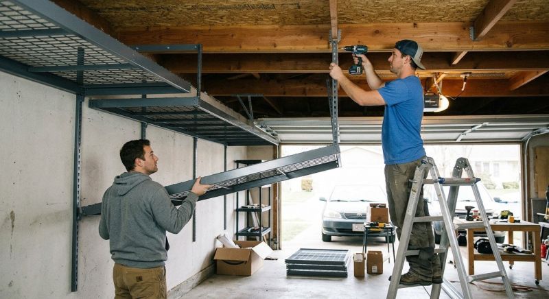 Garage Tool Rack Installation in Charlotte, NC