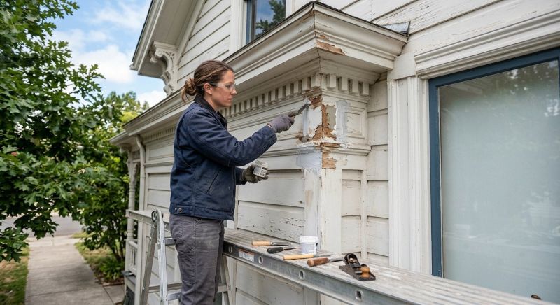 Exterior Window Molding Repair in Wilmington, NC