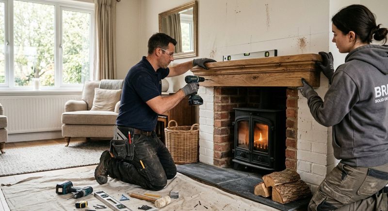 Fireplace Mantel Replacement in Kansas City, KS