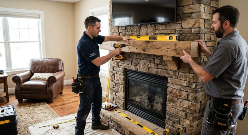Fireplace Mantel Replacement in Wilmington, NC