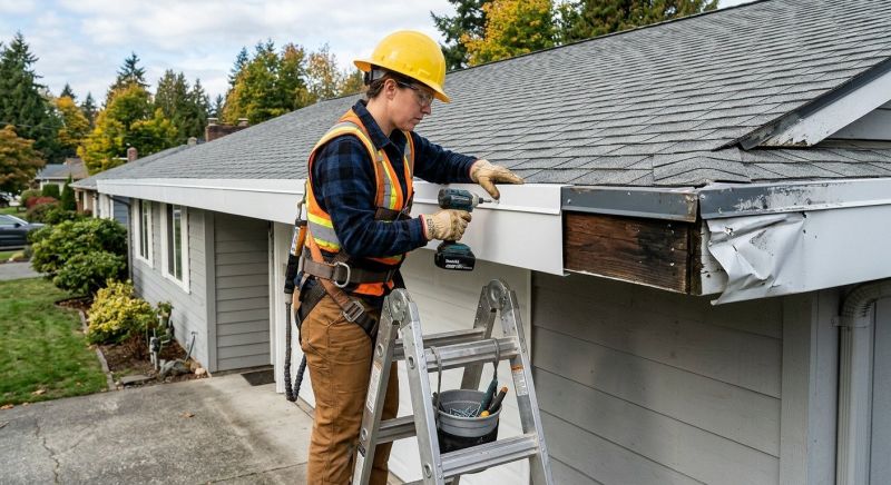 Garage Fascia Repair in Overland Park, KS