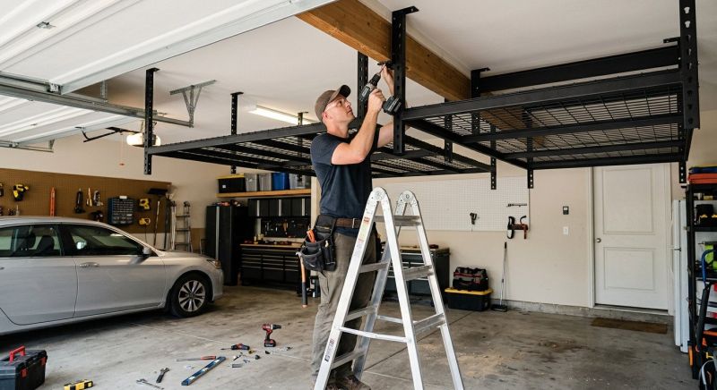 Garage Tool Rack Installation in Bethesda, MD