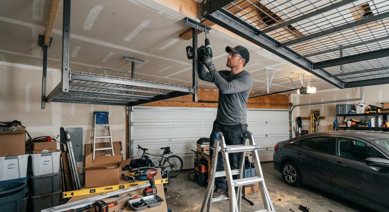 Garage Tool Rack Installation in Fairfax, VA