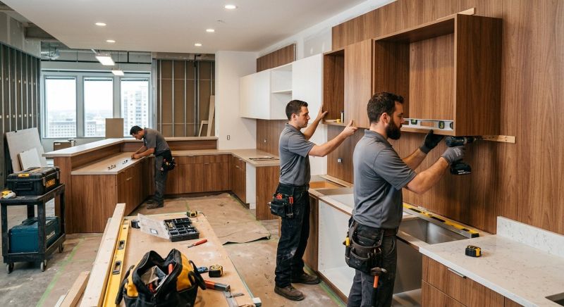 Kitchen Island Installation in Cincinnati, OH