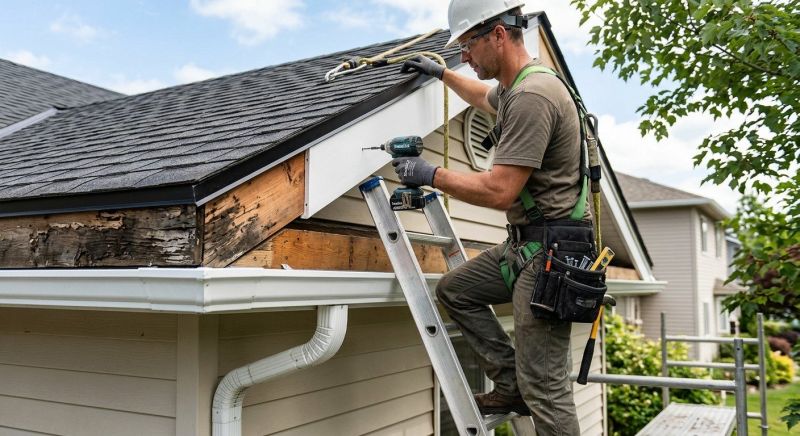 Roof Fascia Installation in Conroe, TX