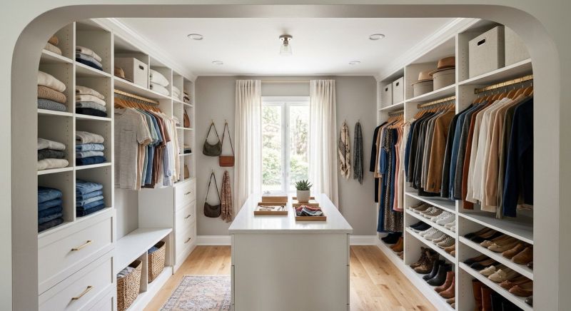Walk In Closet Remodeling in Charlotte, NC