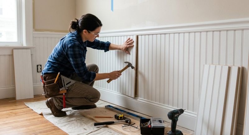 Wall Paneling Installation in Wilmington, NC